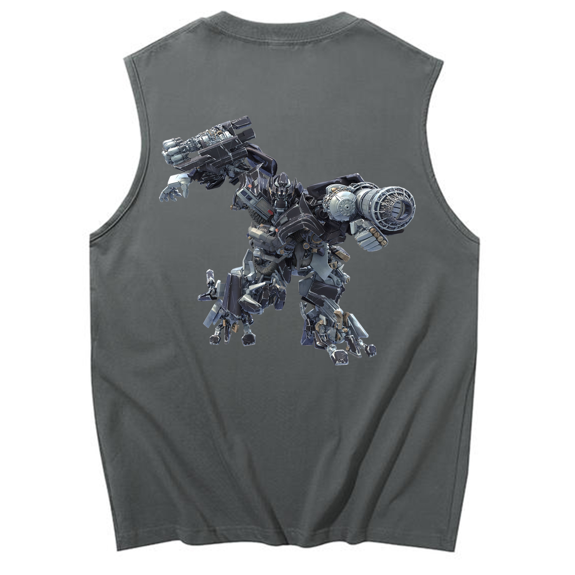 （画像用） Transformers トランスフォーマー コットン100％タンクトップ（背面プリント）
